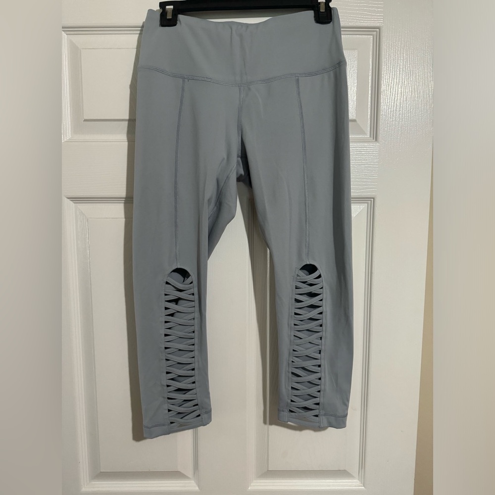 Yogalicious yoga pants grey size medium